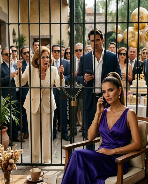 From outside my house, my mother-in-law shouted, “Why is the gate closed?”… A minute later, my husband called me begging me to open it, and I told him, “Put me on speakerphone,” because his whole family was going to find out the truth.