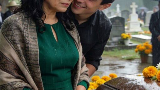 At my husband’s funeral, my son squeezed my hand. And he whispered, “You’re no longer part of this family.”