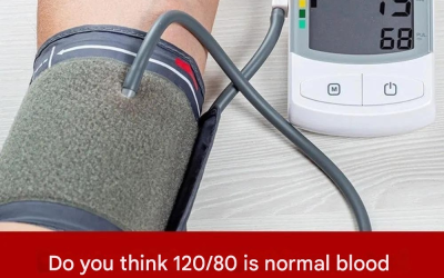 What is normal blood pressure for each age group?