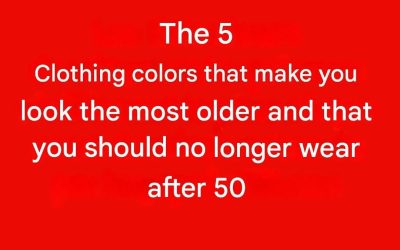 5 colors to avoid after 50: they can dull your glow